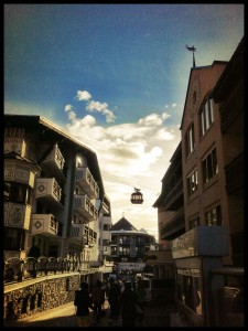 Ischgl Town and Gondola