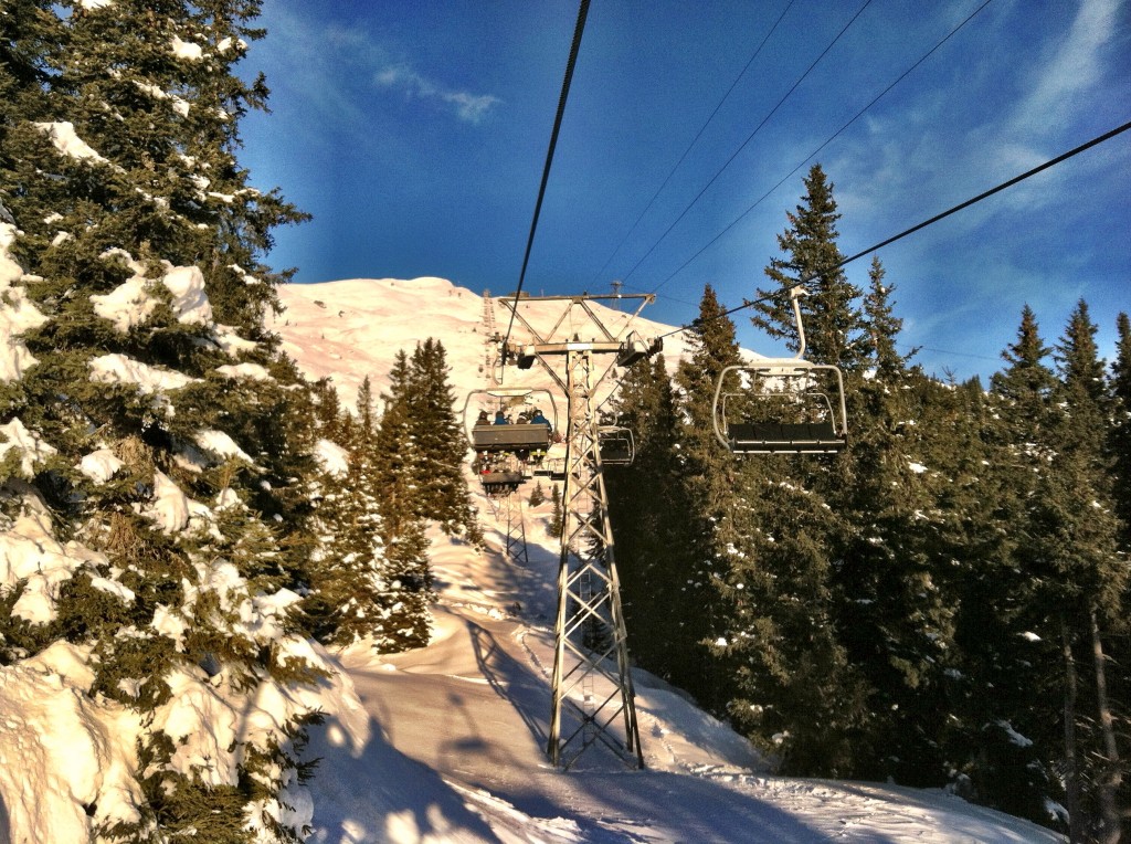 Chairlift at Laax