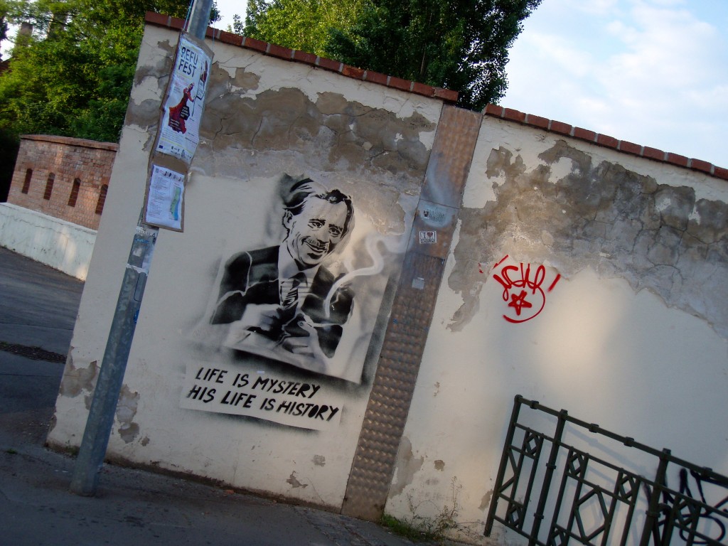 Vaclav Havel Graffiti Prague